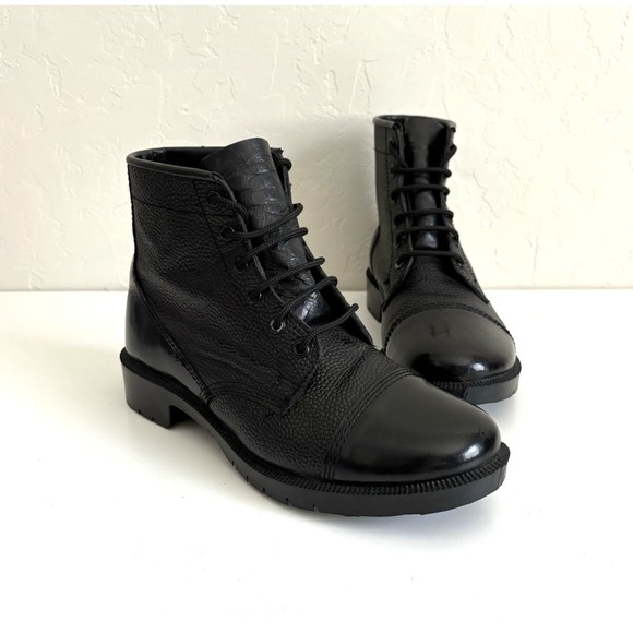 Grafters Other - GRAFTERS M166A Black Men's 7 (Unisex) Polished Toe Cadet Combat Military Boots‎